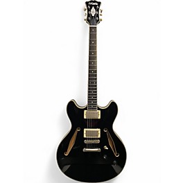 Used 2023 D'Angelico Excel DC tour black Hollow Body Electric Guitar