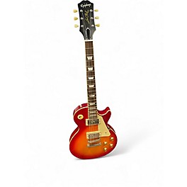Used 2023 Epiphone 1959 Reissue Les Paul Standard Cherry Sunburst Solid Body Electric Guitar