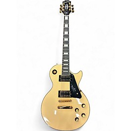 Used 2023 Epiphone Les Paul Custom Blackback Limited-Edition Antique Ivory Solid Body Electric Guitar