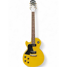 Used 2023 Epiphone Les Paul Special P90S left habded TV Yellow Electric Guitar
