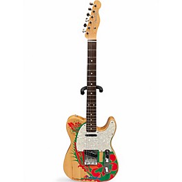 Used 2023 Fender Jimmy Page Dragon Art Telecaster Natural Solid Body Electric Guitar