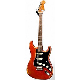 Used 2023 Fender MBVVT 1963 REISSUE RELIC STRAT VINCENT VAN TRIGT MASTERBUILT ORANGE Solid Body Electric Guitar