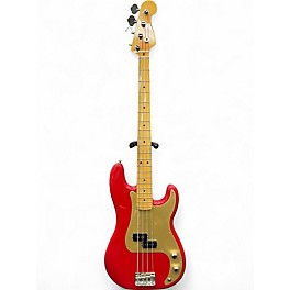Used 2023 Fender Vintera 50s Precision Bass Dakota Red Electric Bass Guitar