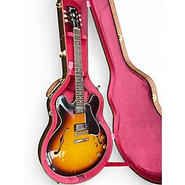 Used 2023 Gibson Custom 1959 ES335 Vintage Sunburst Hollow Body Electric Guitar