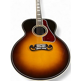 Used 2023 Gibson SJ200 Super Jumbo Custom Sunburst Acoustic Guitar