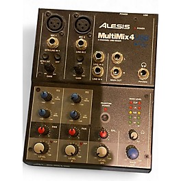 Used 2024 Alesis MultiMix 4 USB FX 4-Channel Unpowered Mixer