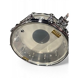 Used 2024 DW 14X6.5 Design Series Acrylic Snare Clear Drum