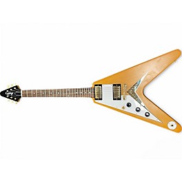 Used 2024 Epiphone 2024 Epiphone 1958 Flying V Inspired By Gibson Custom Antique Natural Electric Guitar