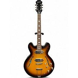 Used 2024 Epiphone Casino Hollowbody Tobacco Burst Hollow Body Electric Guitar