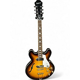 Used 2024 Epiphone Casino Sunburst Hollow Body Electric Guitar
