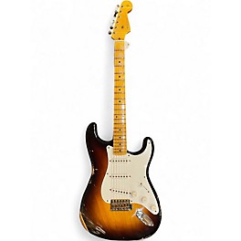 Used 2024 Fender 70TH ANNIVERSARY STRAT 1954 RELIC 2 Color Sunburst Solid Body Electric Guitar