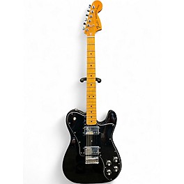 Used 2024 Fender American Vintage II 1975 Telecaster Deluxe Black Solid Body Electric Guitar