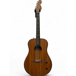Used 2024 Fender HIGHWAY DREADNAUGHT MAHOGONY Natural Acoustic Electric Guitar