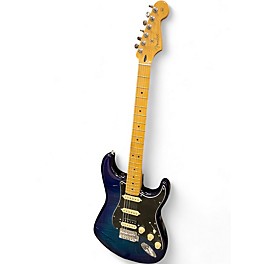 Used 2024 Fender PLAYER II STRATOCASTER HSS PLUS TOP Blue Burst Solid Body Electric Guitar