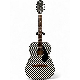 Used 2024 Fender Tim Armstrong Hellcat Checkered Acoustic Electric Guitar