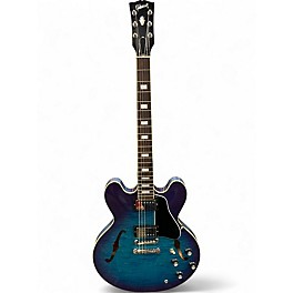 Used 2024 Gibson ES335 Figured Blueberry Burst Hollow Body Electric Guitar