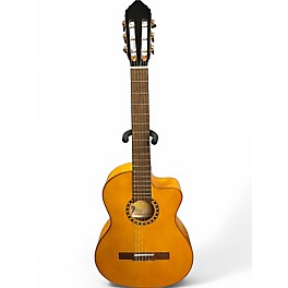 Used 2024 Lucero LFB250SCE Natural Classical Acoustic Guitar