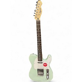 Used 2024 Squier Sonic Telecaster Laurel Fingerboard Limited-Edition Electric Surf Green Solid Body Electric Guitar