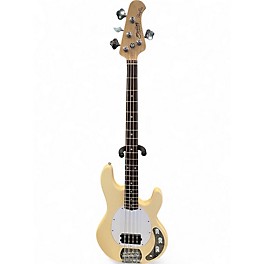 Used 2024 Sterling by Music Man Sub Series Stingray VC Antique White Electric Bass Guitar