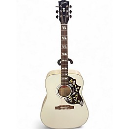 Used 2025 Gibson Hummingbird Alpine White Acoustic Electric Guitar