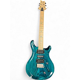 Used 2025 PRS SE Swamp Ash Special IRIS BLUE Solid Body Electric Guitar