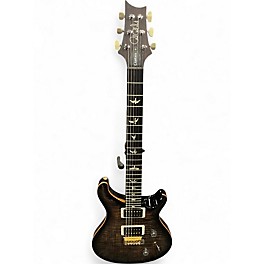 Used 2025 PRS Wood Library Custom 24 10 Top CHARCOL BURST Solid Body Electric Guitar