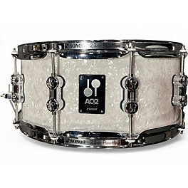 Used 2025 SONOR 14in AQ2 STUDIO WHITE MARINE PEARL Drum