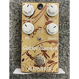 Used Used ALEXANDER PEDALS GOLDEN SUMMER REVERB Effect Pedal