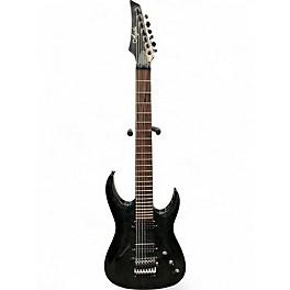 Used Agile Interceptor 727 Trans Black Solid Body Electric Guitar