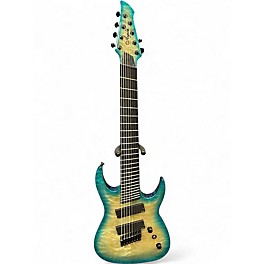 Used Agile PENDULUM 8 STRING TURQUOISE BURST Solid Body Electric Guitar