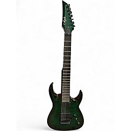 Used Agile SEPTOR ELITE 727 TRIBAL GREEN Solid Body Electric Guitar