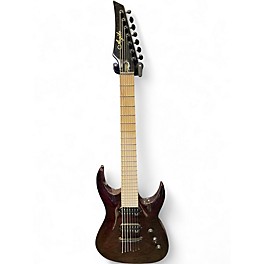 Used Agile Septor 725 7 String Trans Black Solid Body Electric Guitar