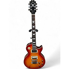 Used Agile Single Cut cherry sunburst Solid Body Electric Guitar