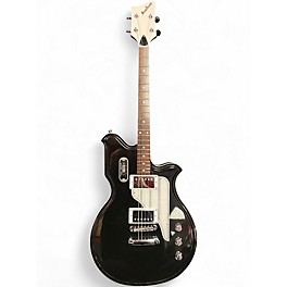 Used Airline MAP Tenor Black Solid Body Electric Guitar