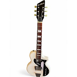 Used Airline TWIN TONE Alpine White Solid Body Electric Guitar