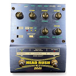 Used Akai Professional E2 Headrush Delay/Looper Effect Pedal