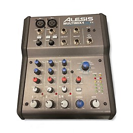 Used Alesis MultiMix 4 USB FX 4-Channel Unpowered Mixer