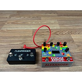 Used Used Alexander Syntax Error 2 Effect Pedal