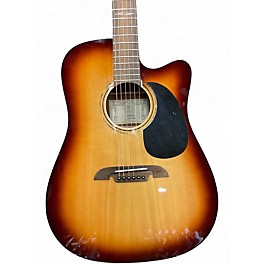 Used Alvarez AD610CESHB Sandburst Acoustic Electric Guitar