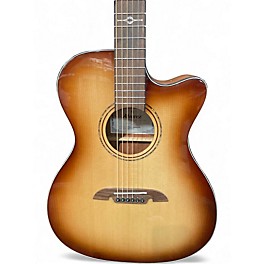 Used Alvarez AF60CE Folk SHADOW BURST Acoustic Electric Guitar