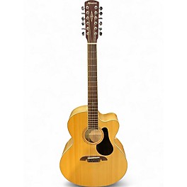 Used Alvarez AJ80 CE  Natural 12 String Acoustic Guitar