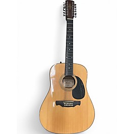 Used Alvarez RD2012 Natural 12 String Acoustic Electric Guitar