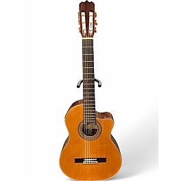 Used Alvarez mc90C Natural Classical Acoustic Electric Guitar