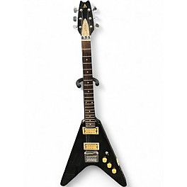 Used Arbor FLYING V Black Solid Body Electric Guitar