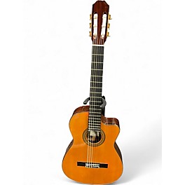 Used Aria AC80CE Natural Classical Acoustic Electric Guitar