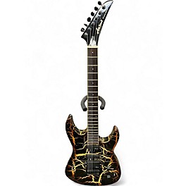 Used Aria Pro Ii XR SERIES YELLOW CRACKLE Solid Body Electric Guitar