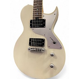 Used Aria brooklyn Pearl White Solid Body Electric Guitar