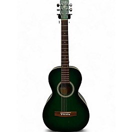 Used Art & Lutherie AMI Parlor  Green Burst Acoustic Guitar