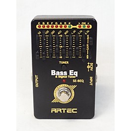 Used Used Artec SE-BEQ Bass EQ & Digital Tuner Bass Effect Pedal