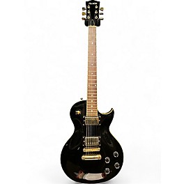 Used Austin AU786 LP Style Guitar Black Solid Body Electric Guitar